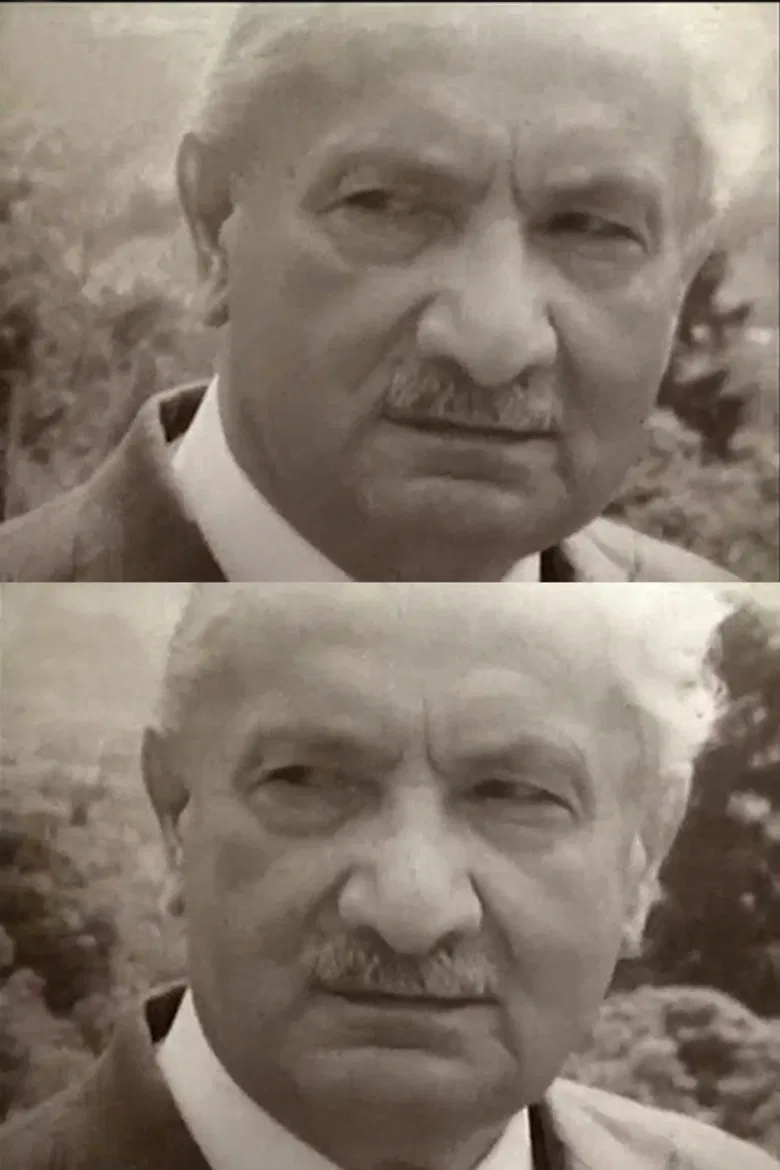 Martin Heidegger - Im Denken Unterwegs poster background
