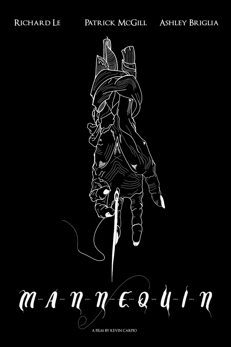 M-A-N-N-E-Q-U-I-N poster background