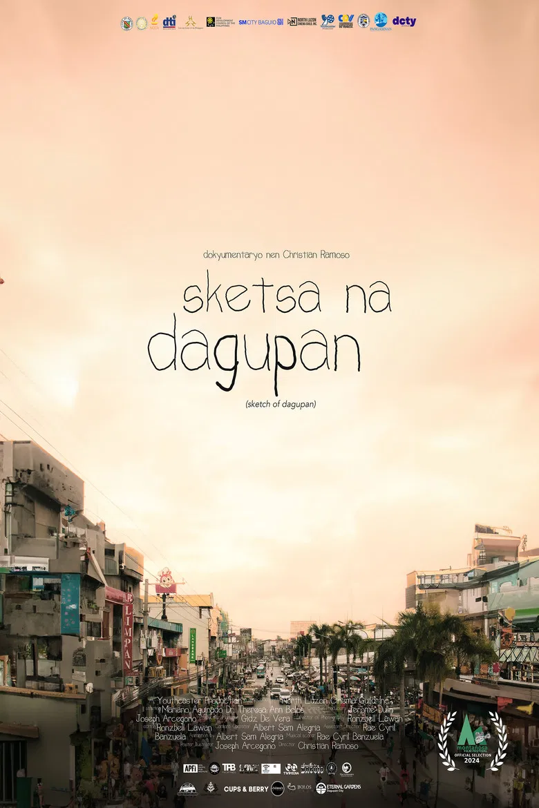 Sketsa na Dagupan poster background
