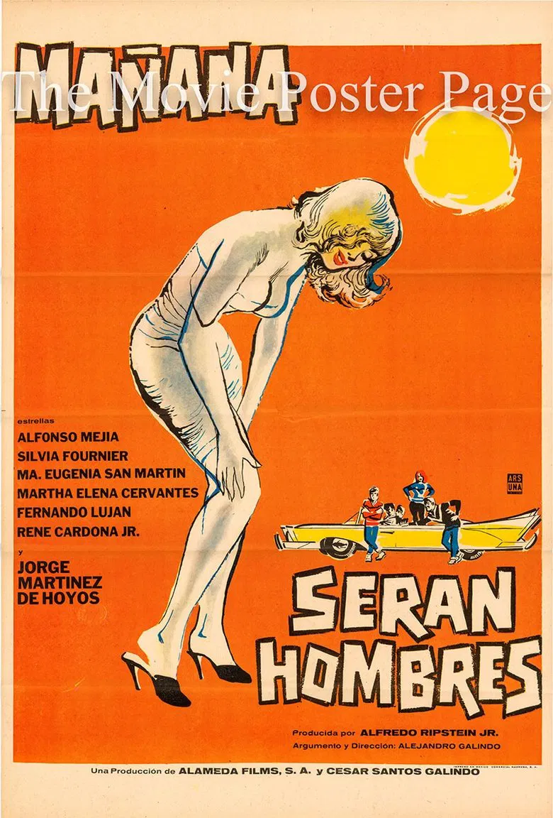 Mañana serán hombres poster background