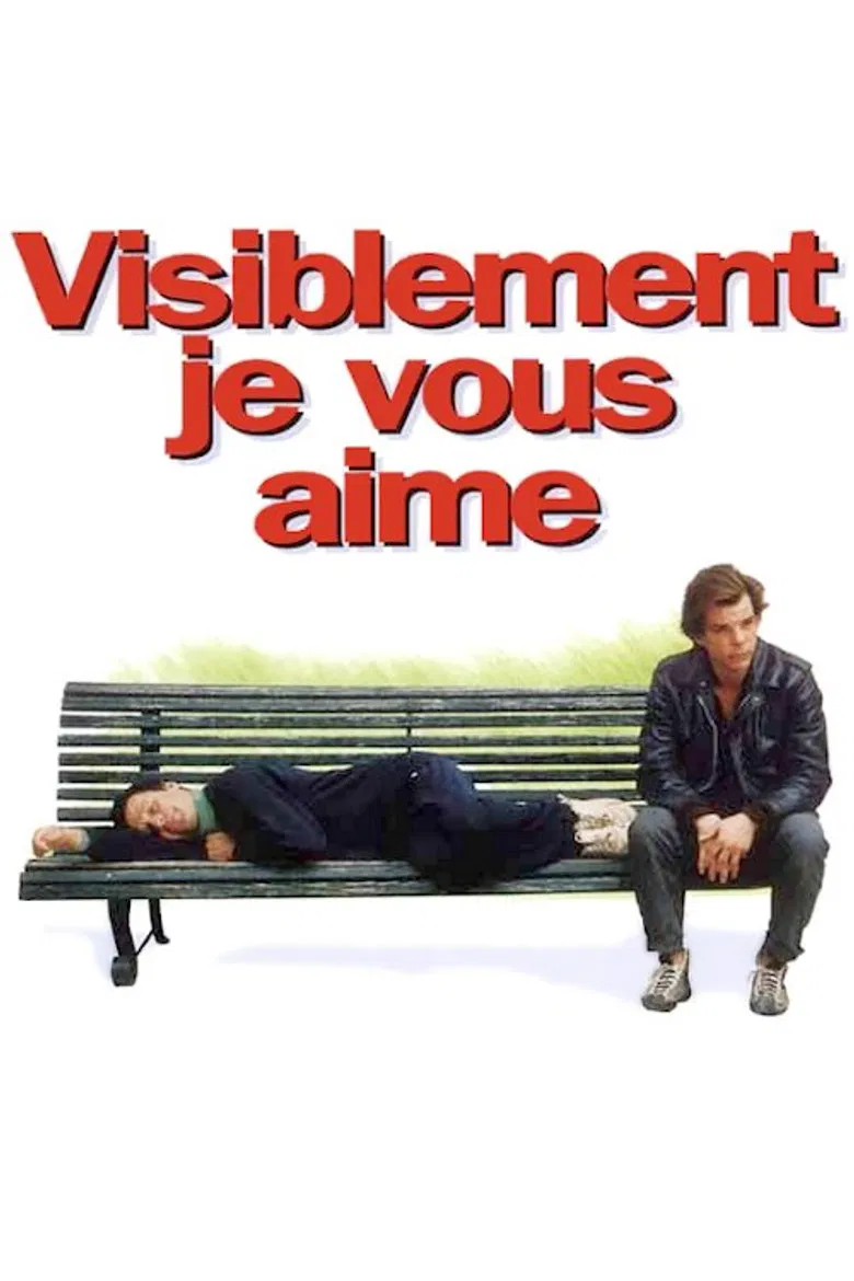 Visiblement je vous aime poster background