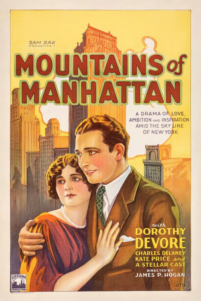 Mountains of Manhattan poster background