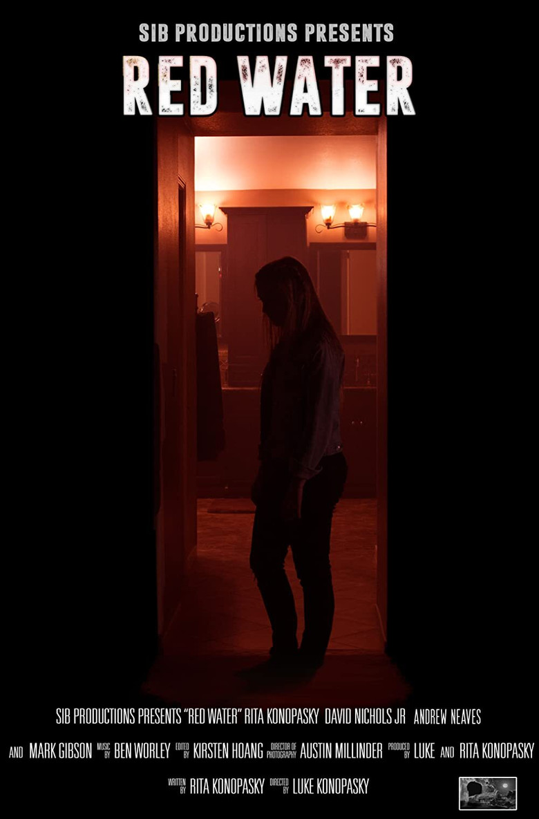 Red Water poster background