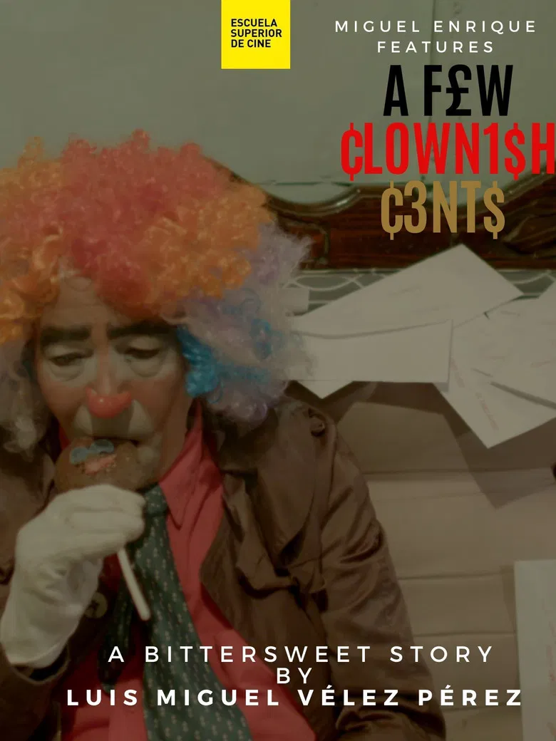A Few Clownish Cents poster background