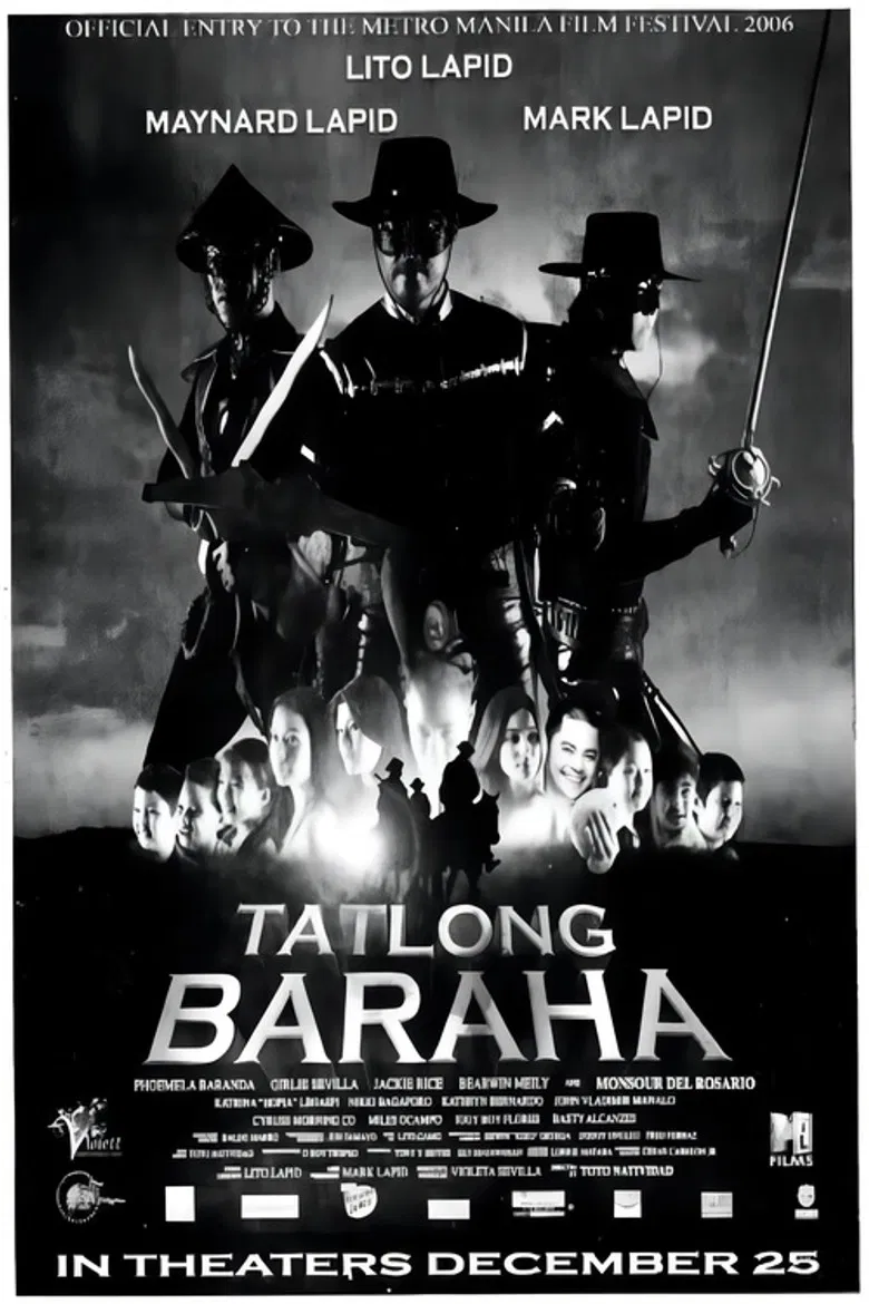 Tatlong Baraha poster background