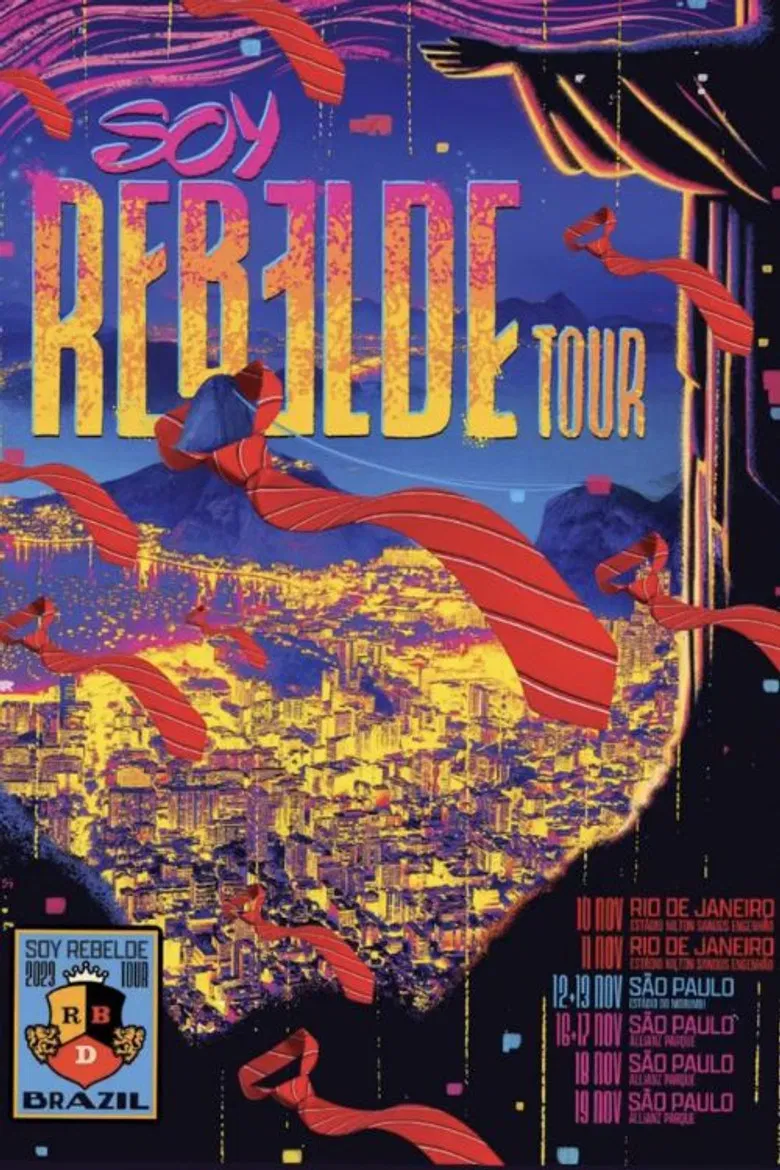 RBD: Soy Rebelde Tour - Live in São Paulo poster background
