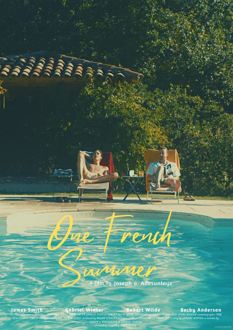 One French Summer poster background