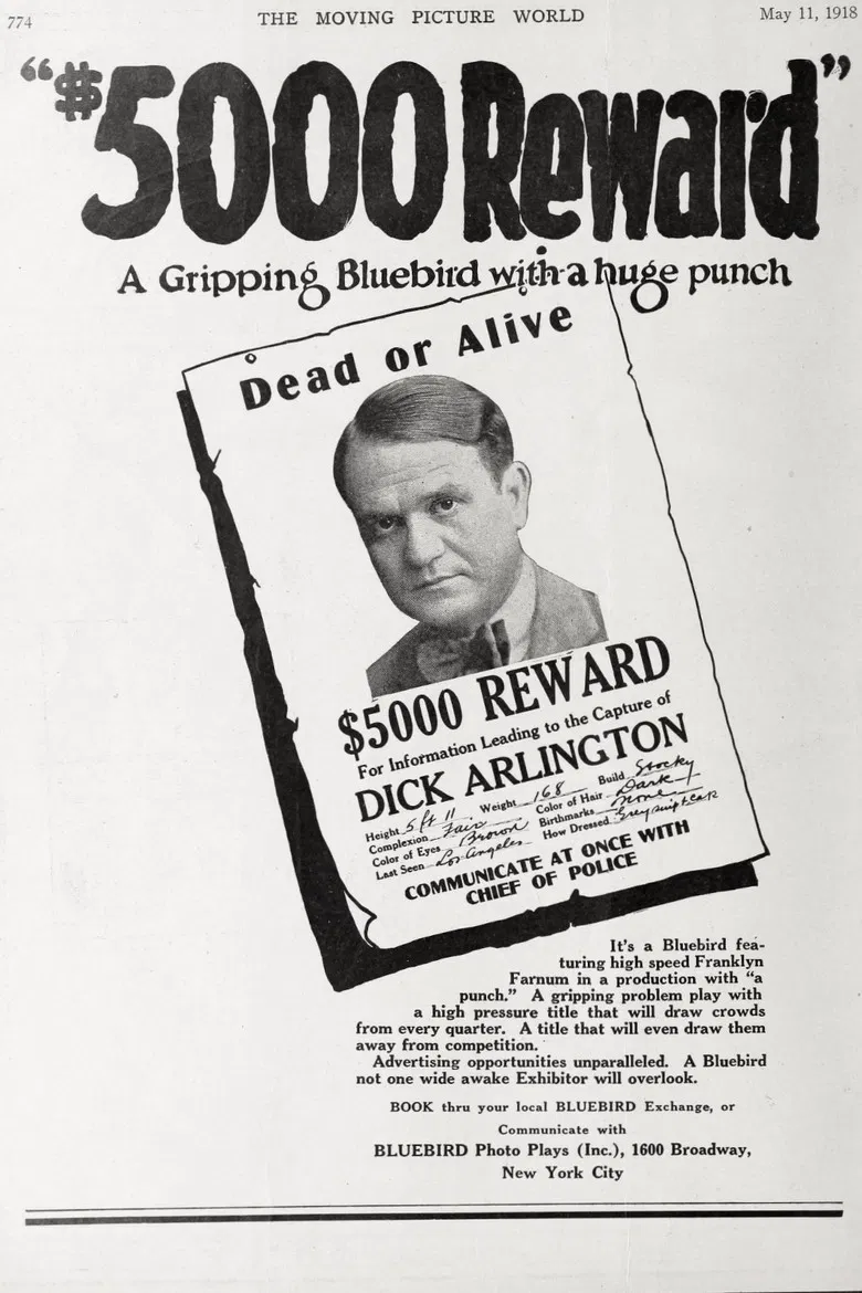 $5,000 Reward poster background