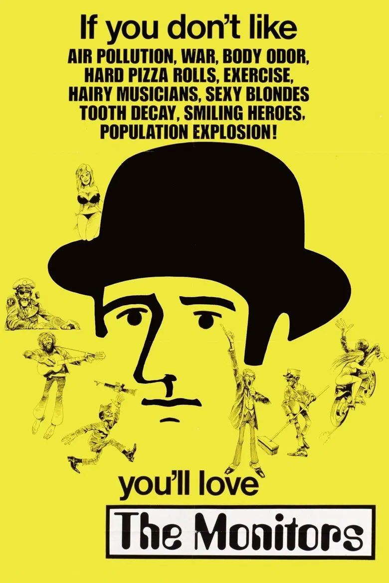 The Monitors poster background