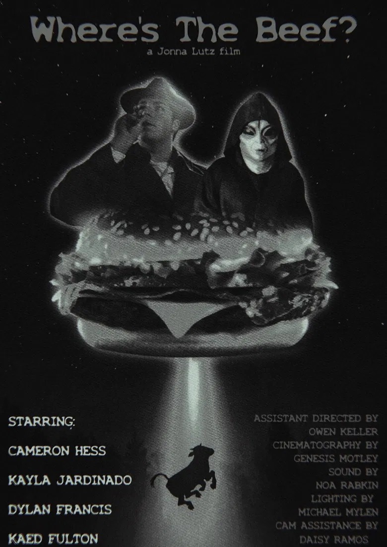 Where's The Beef poster background