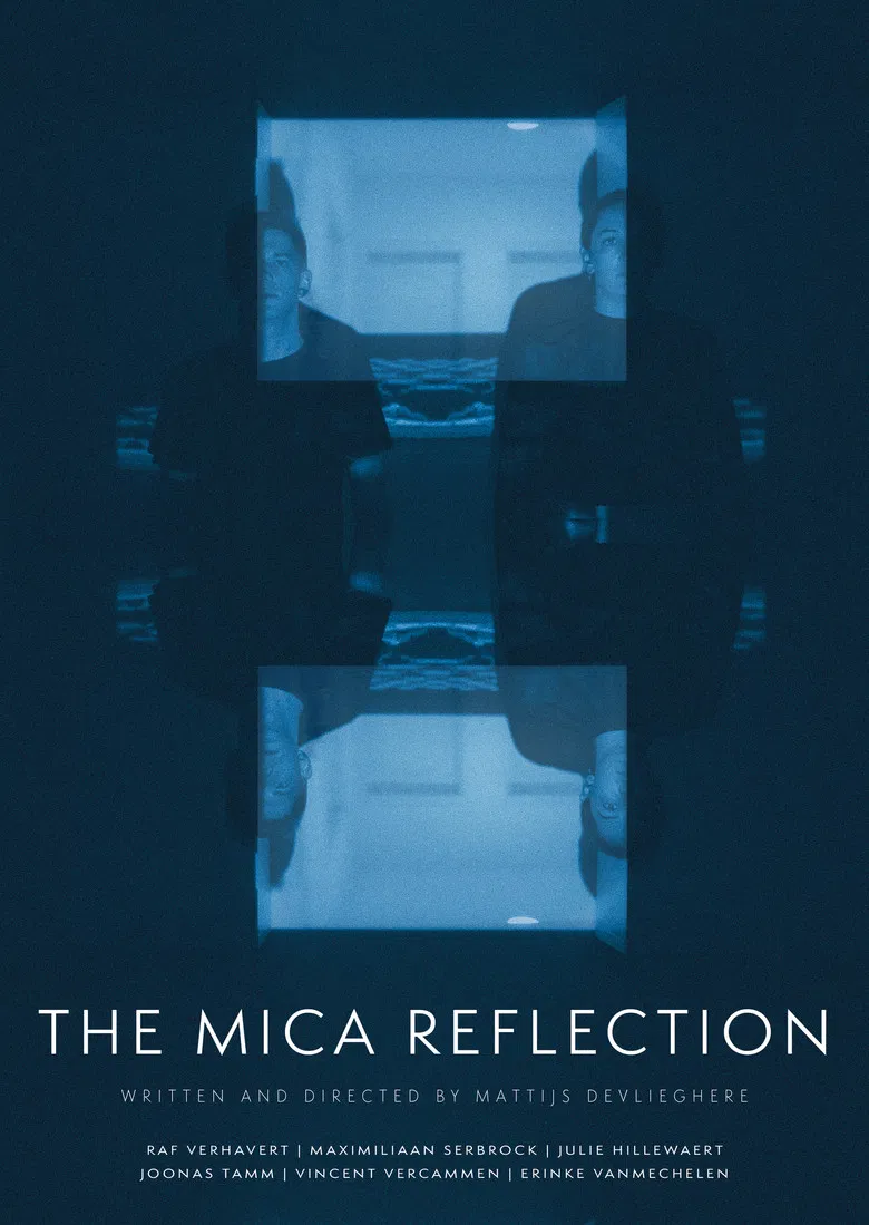 The mica reflection poster background