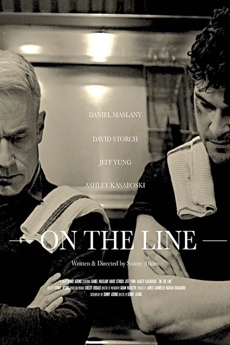 On The Line poster background