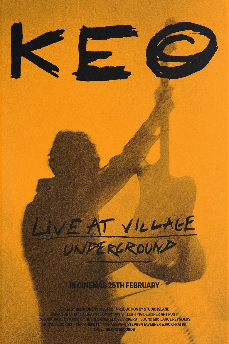 Keo - Live at Village Underground poster background