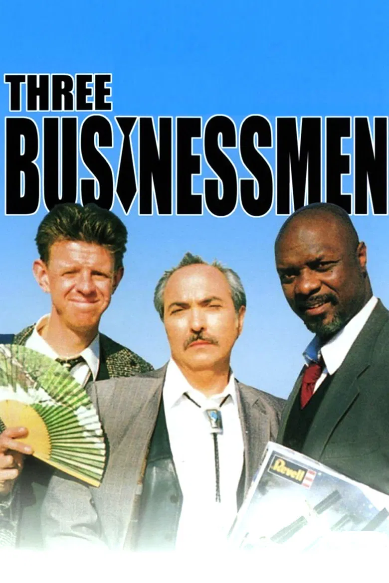 Three Businessmen poster background