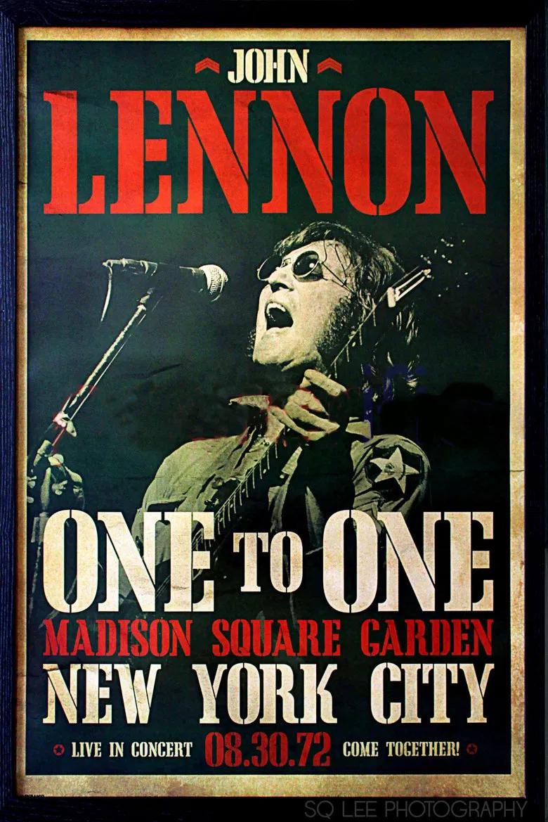 The One to One Concert poster background