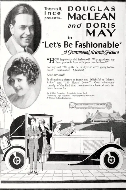Let's Be Fashionable poster background