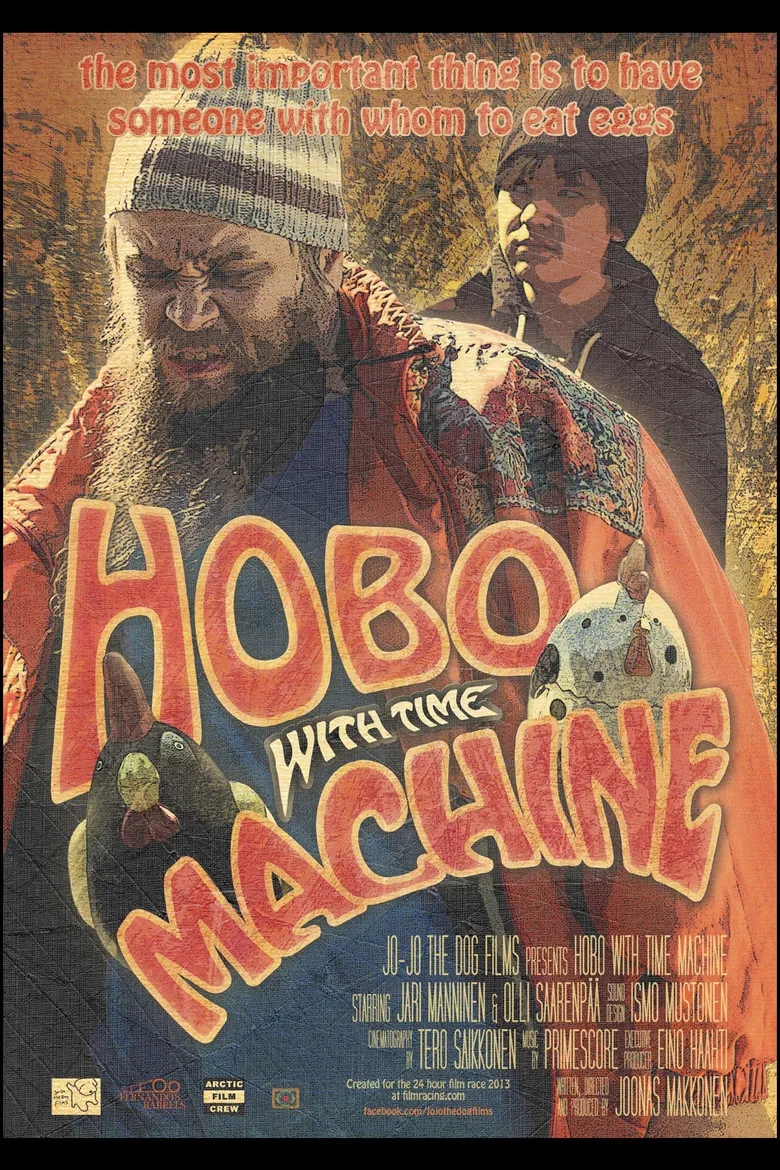 Hobo with Time Machine poster background