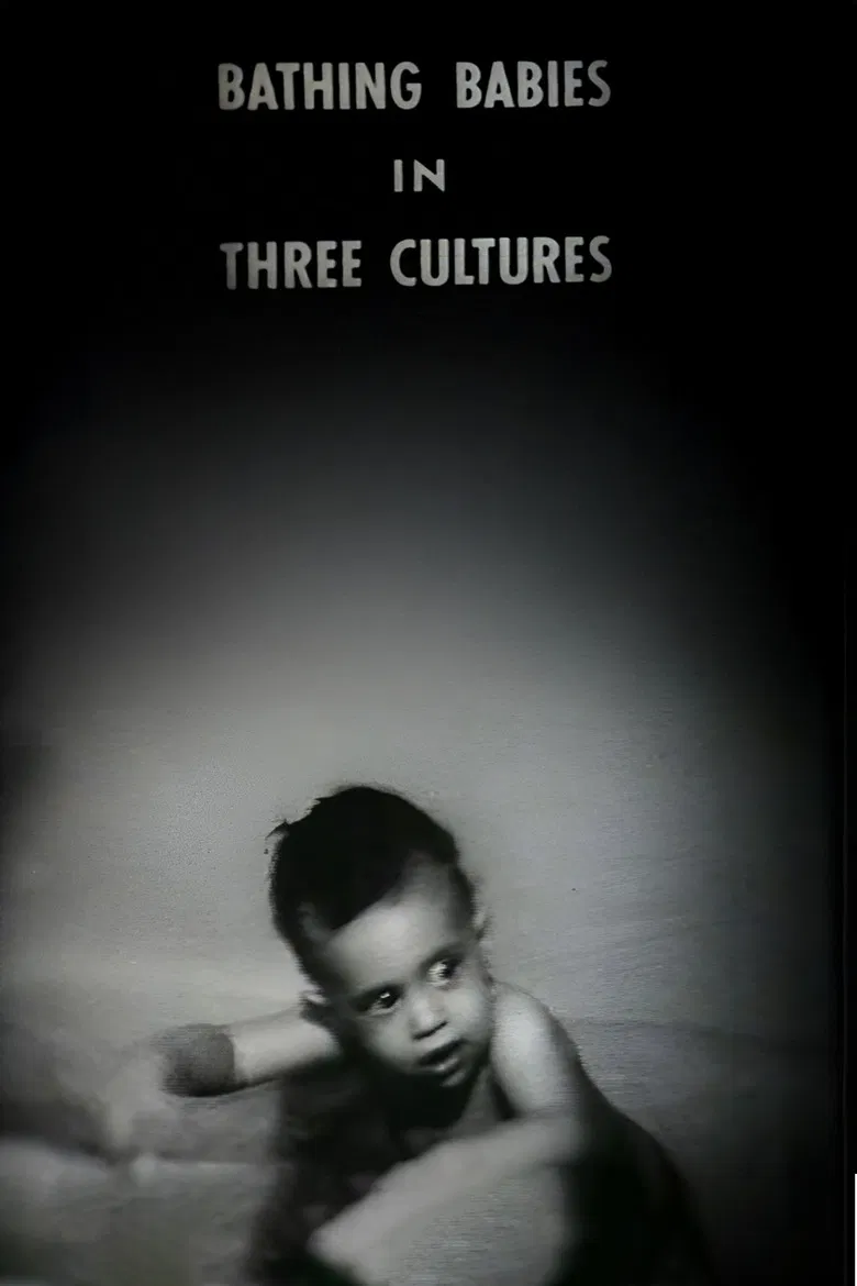 Bathing Babies in Three Cultures poster background