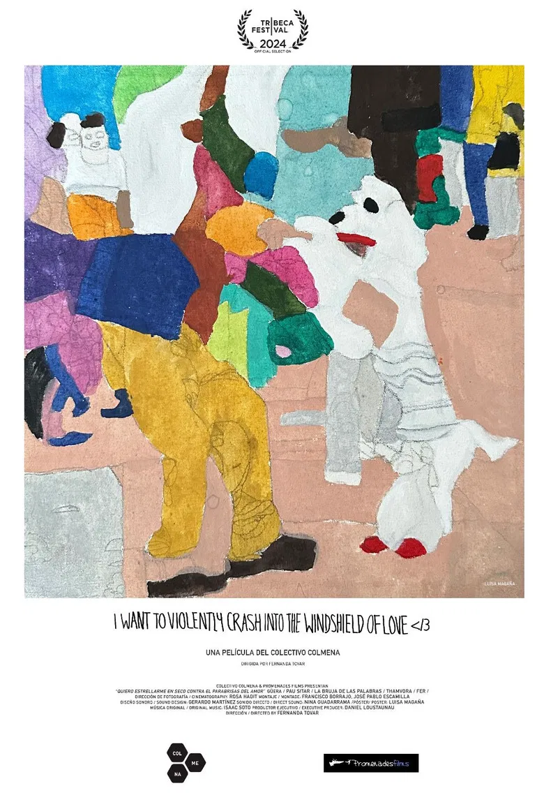 I Want to Violently Crash into the Windshield of Love poster background