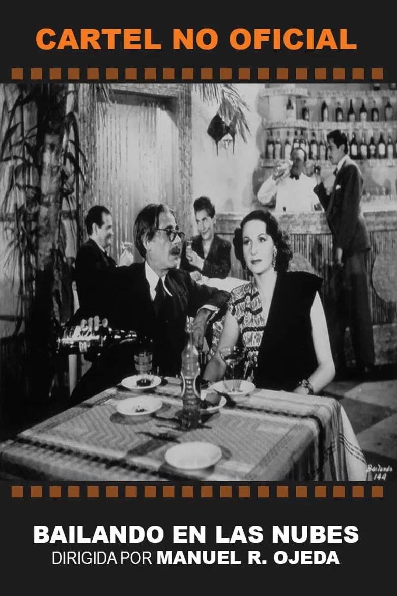 Bailando en las nubes poster background