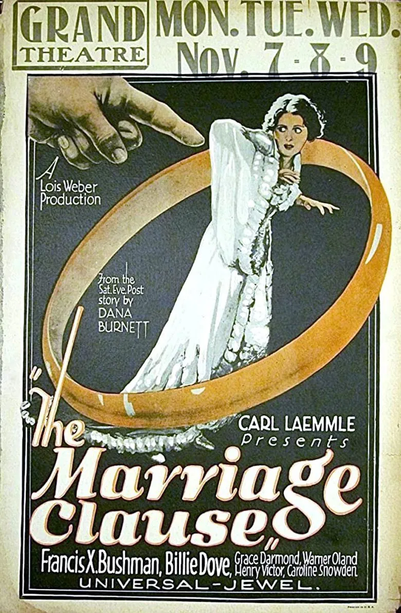 The Marriage Clause poster background