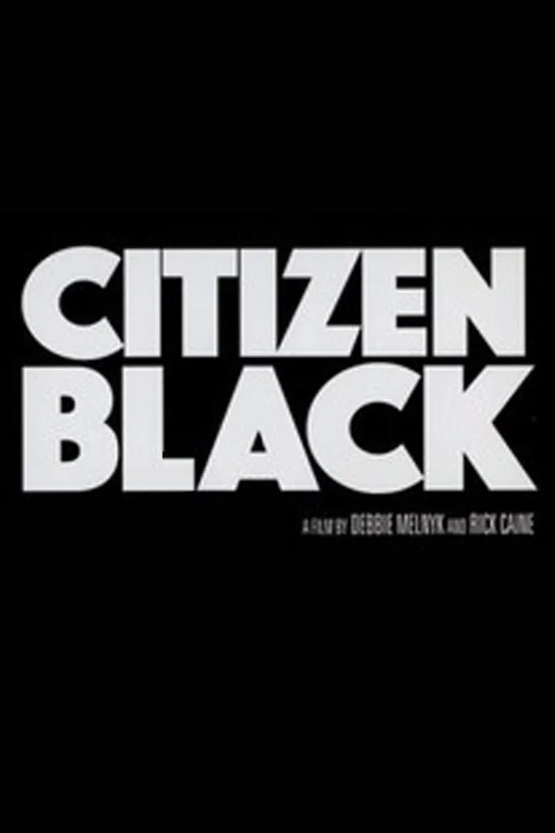 Citizen Black poster background