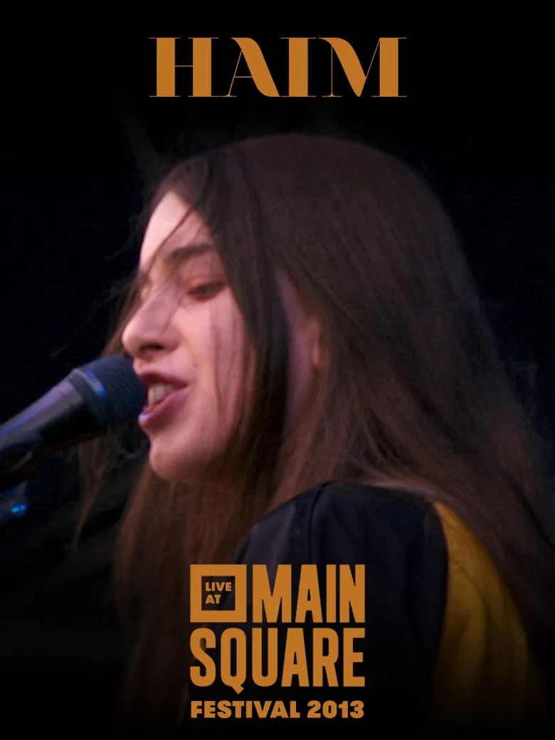 HAIM: Live at Main Square Festival 2013 poster background