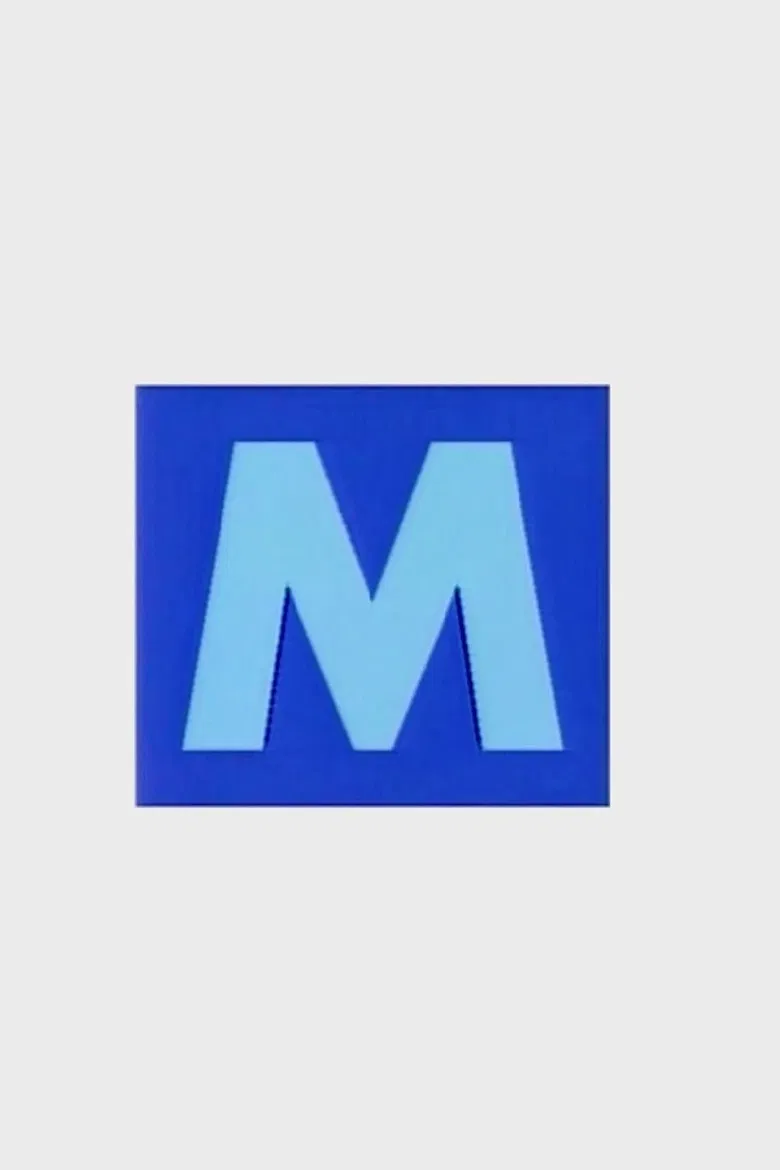 The Letter M poster background