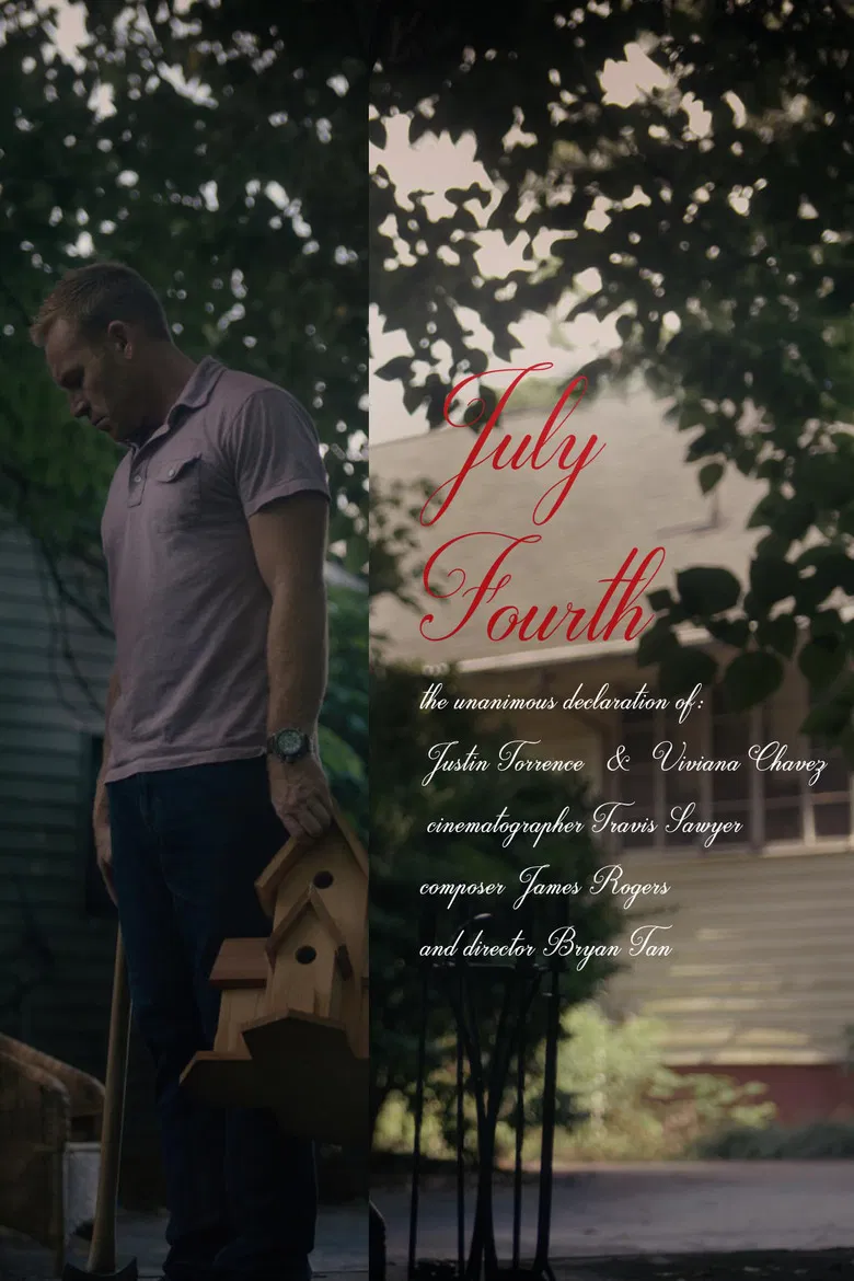 July Fourth poster background