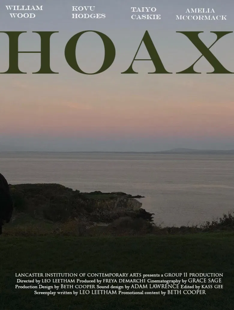 Hoax poster background