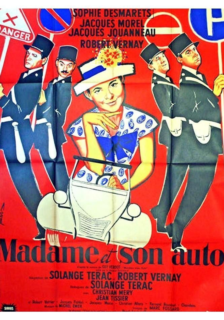 Madame et son auto poster background