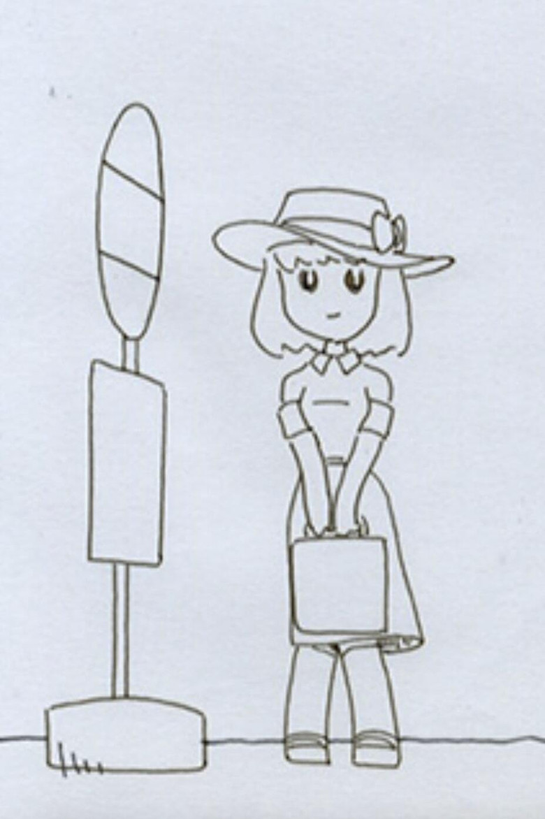 At the Bus Stop poster background