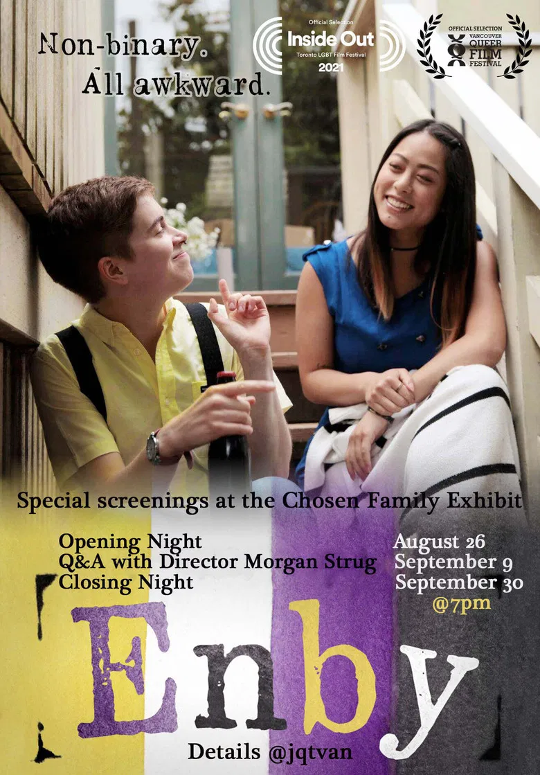 Enby poster background