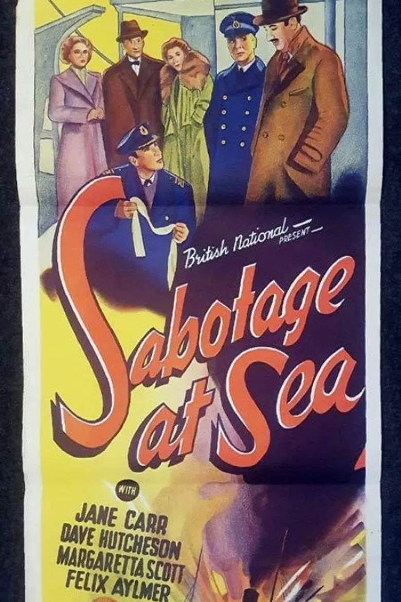 Sabotage at Sea poster background