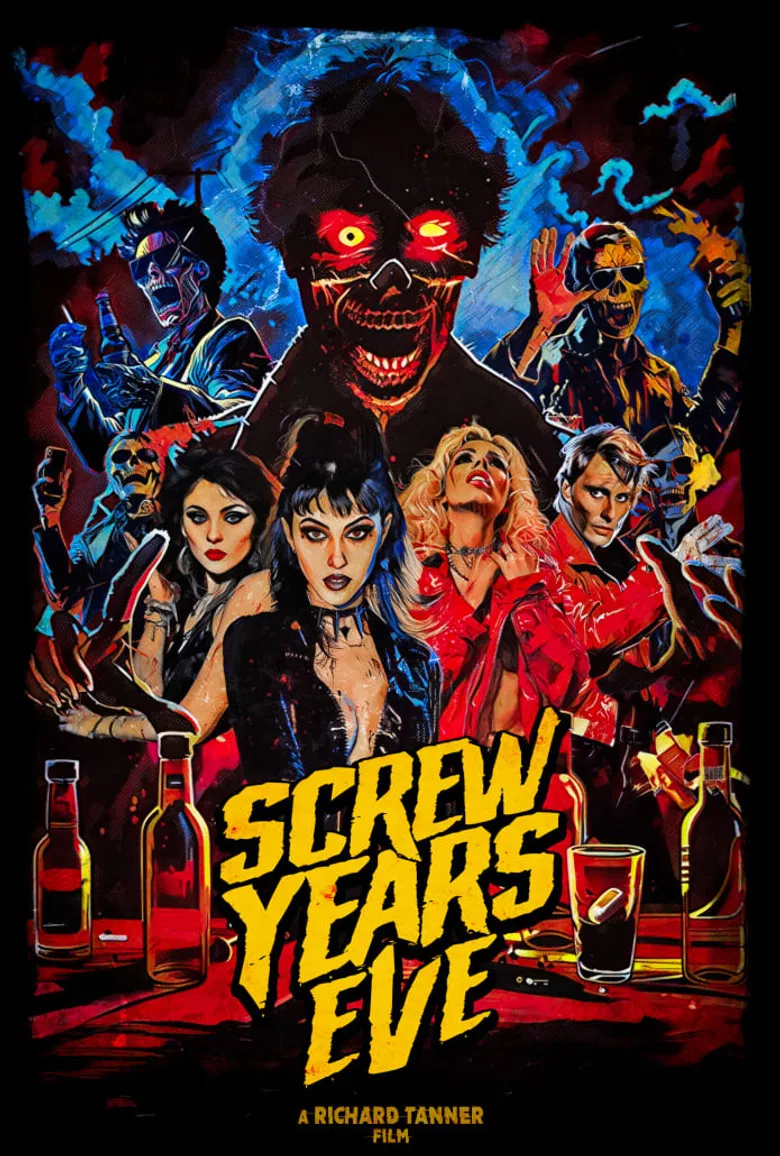 Screw Year's Eve poster background
