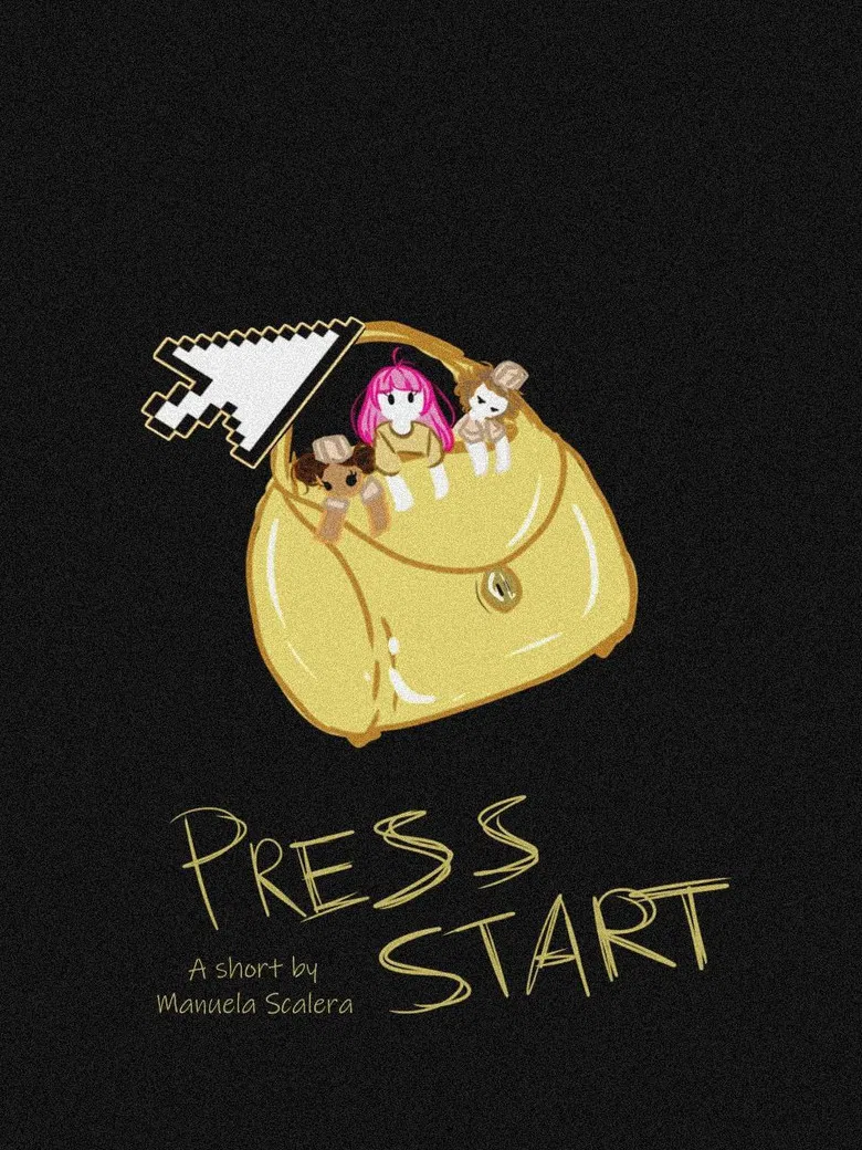 Press Start poster background