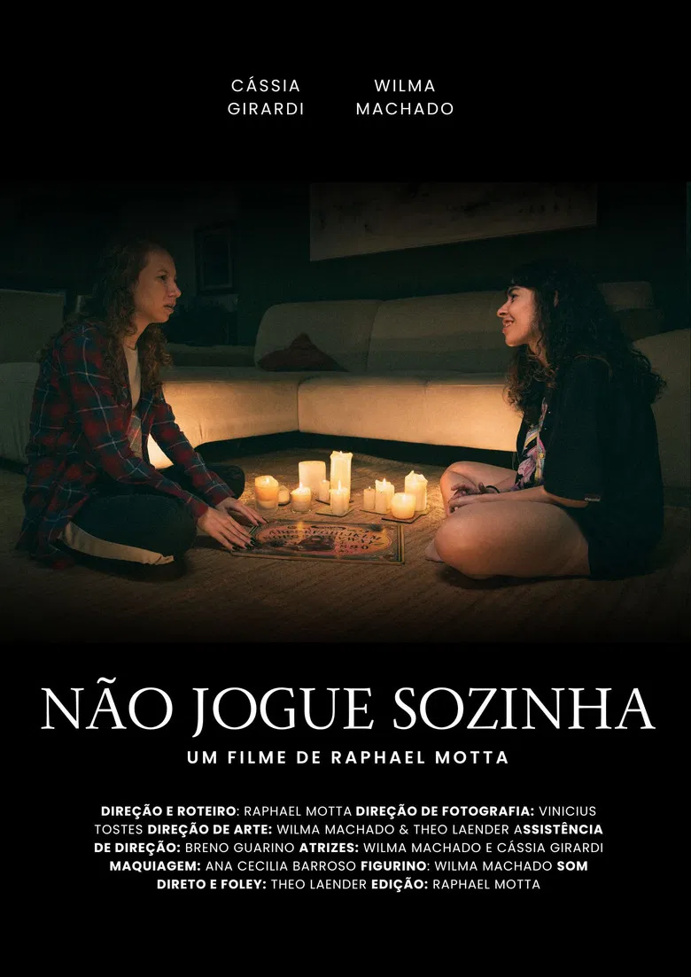 Não jogue sozinha poster background