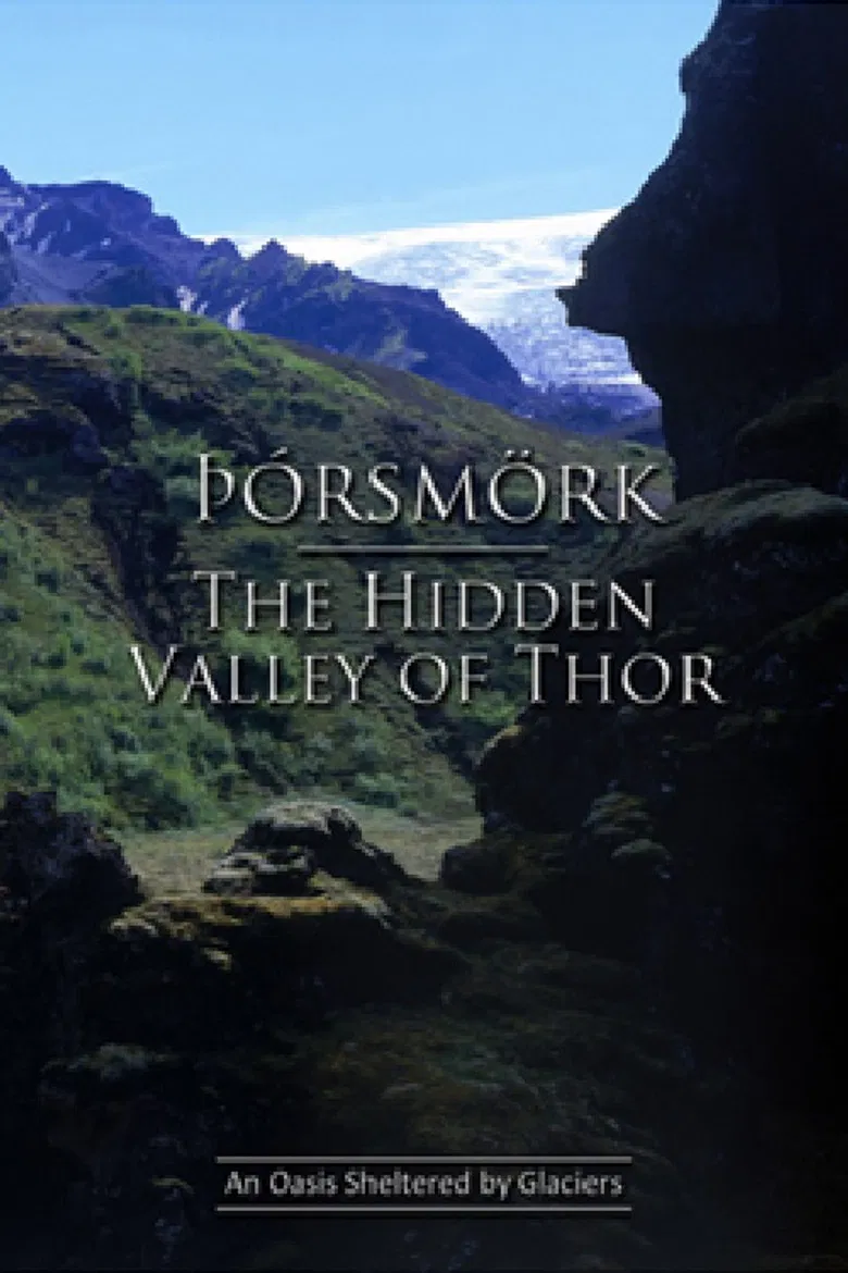 Þórsmörk - The Hidden Valley of Thor poster background