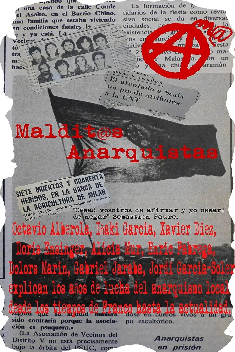 Maldit@s Anarquistas poster background