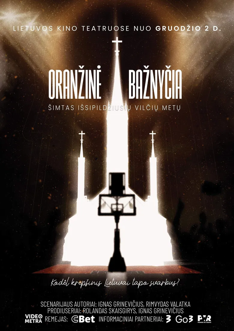 Oranžinė Bažnyčia poster background
