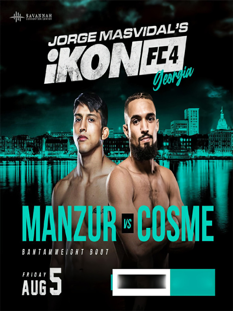 Jorge Masvidal's iKON FC 4: Mansur vs. Cosme poster background
