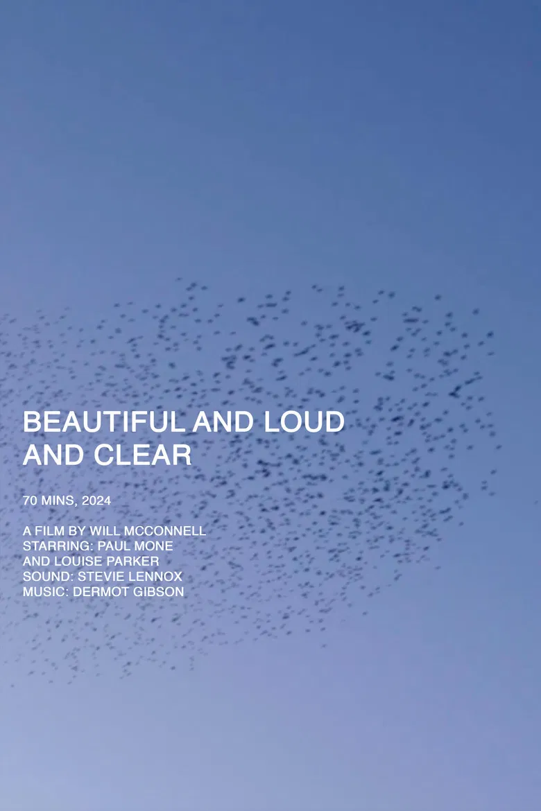 Beautiful and Loud and Clear poster background