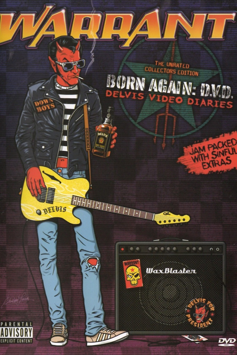 Warrant: Born Again: Delvis Video Diaries poster background