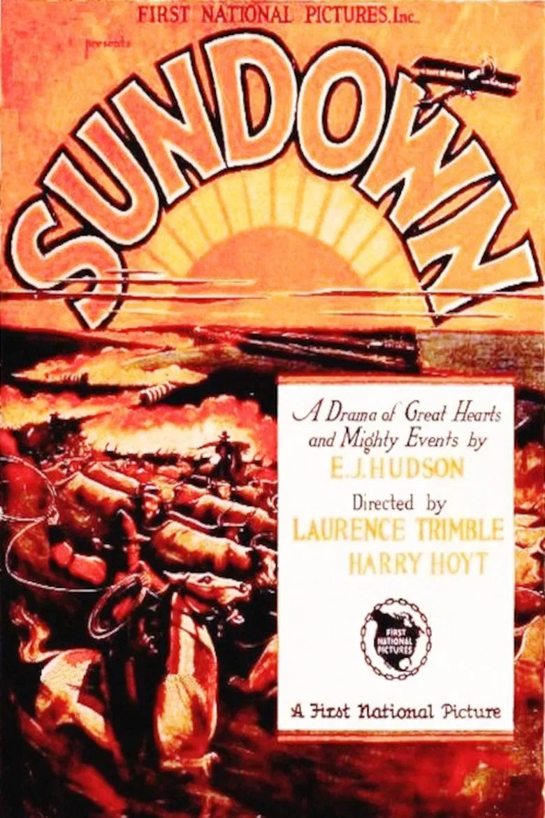 Sundown poster background