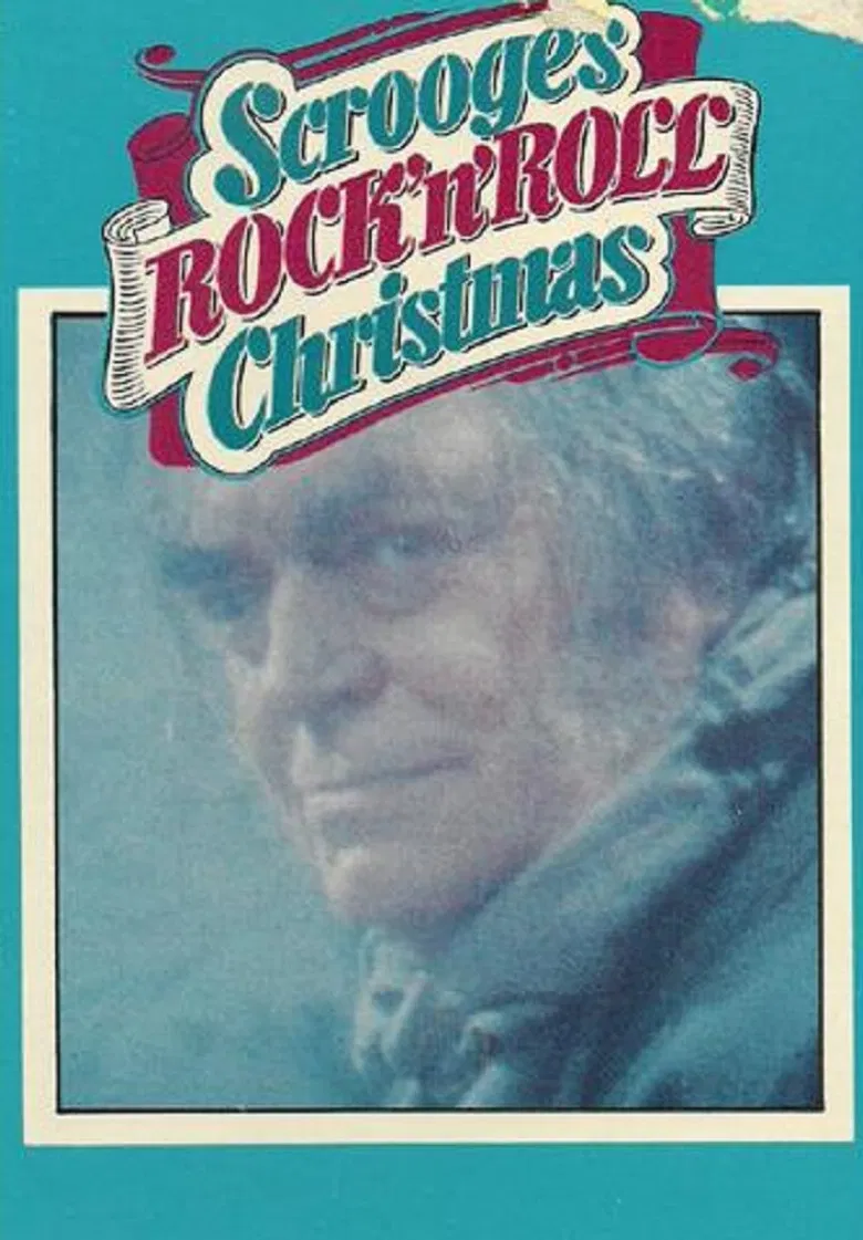 Scrooge's Rock 'N' Roll Christmas poster background