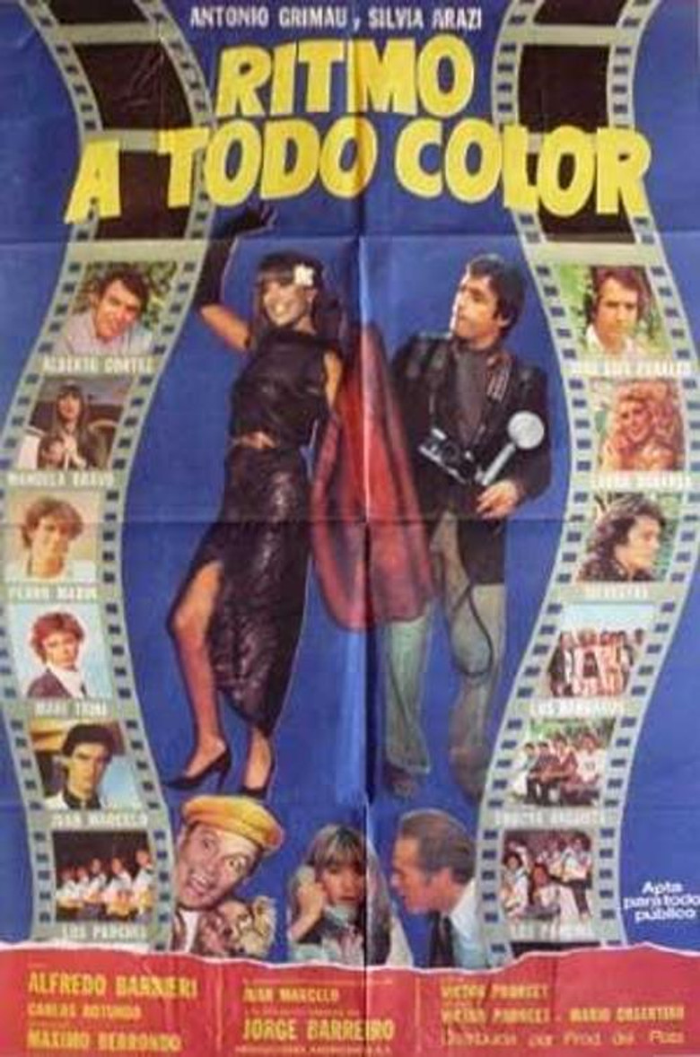 Ritmo A Todo Color poster background