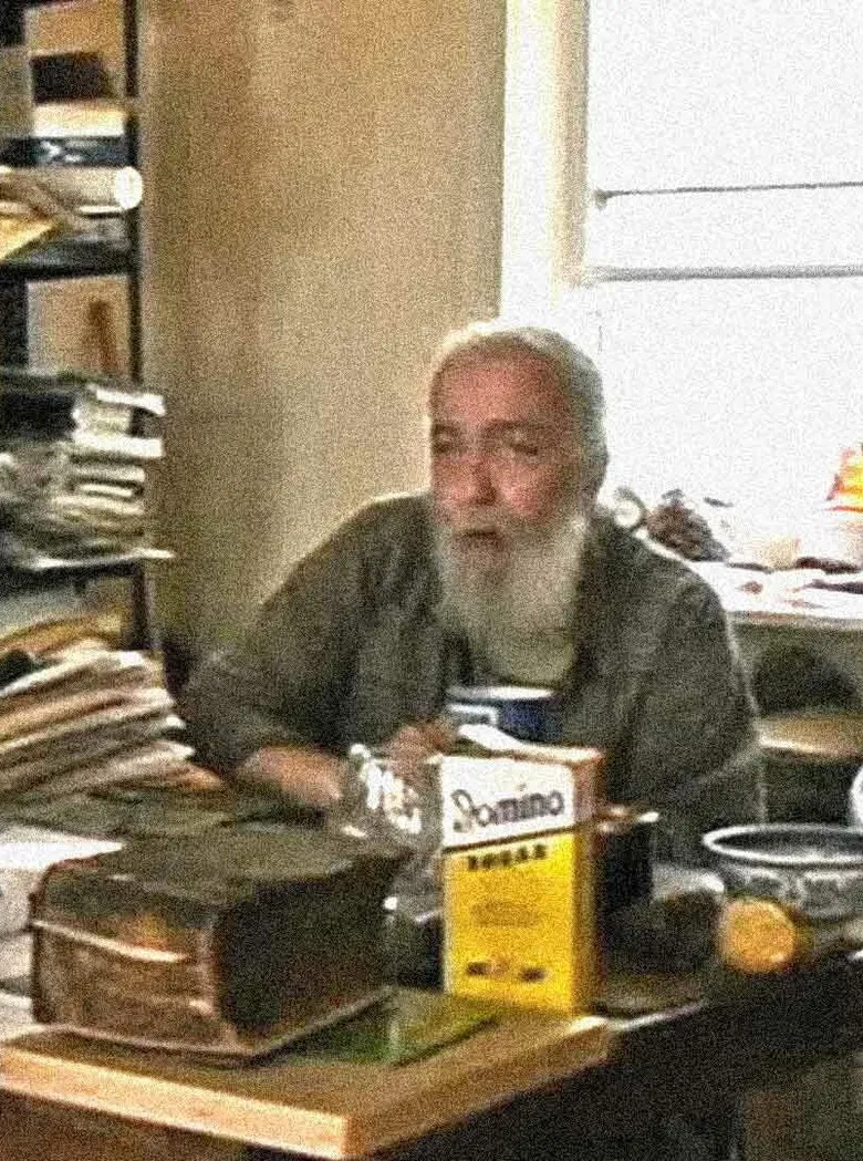 Visiting "Hakim Bey" (Peter Lamborn Wilson) poster background