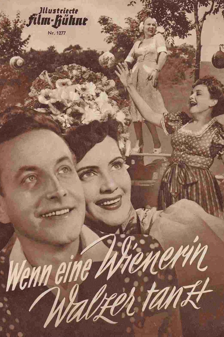 Wenn eine Wienerin Walzer tanzt poster background