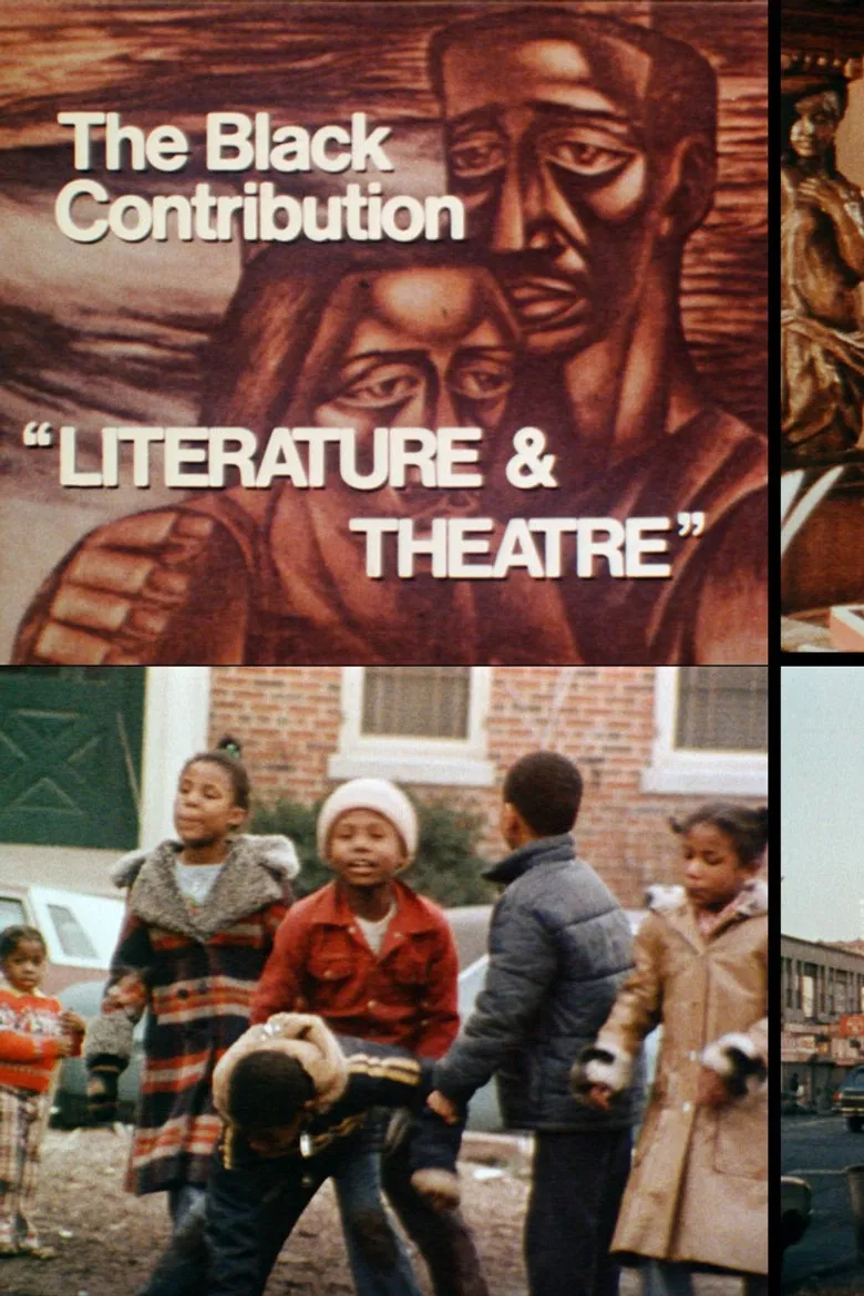 The Black Contribution: Literature and Theatre poster background