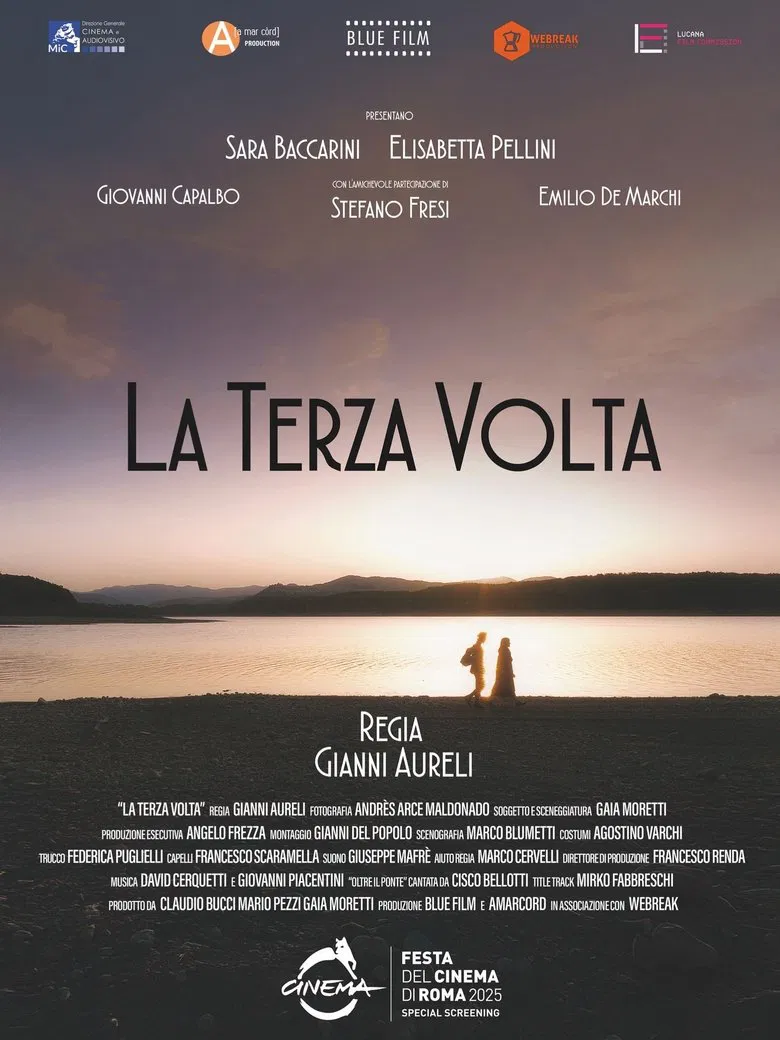 La terza volta poster background